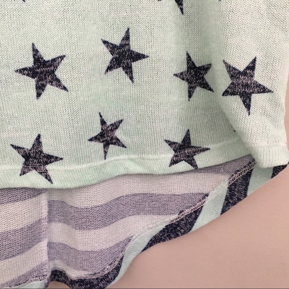 Star sweater lightweight high low Rue 21 XL - Picture 3 of 4